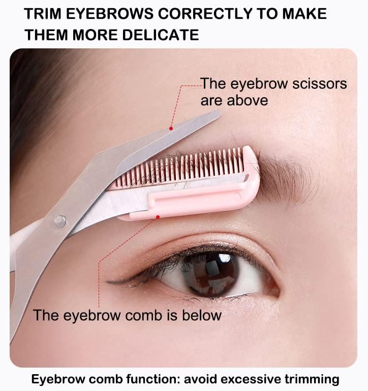 Precision Brow Grooming Scissor Comb ✨✂️