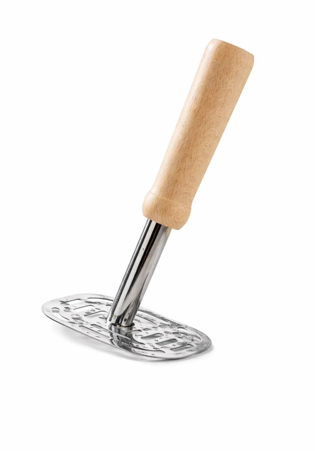 RusticGrip Square Potato Masher 🥔✨