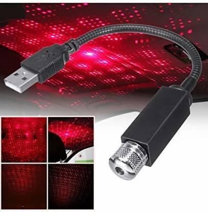 Star Lamp USB Car Light (Red) ⭐🚗