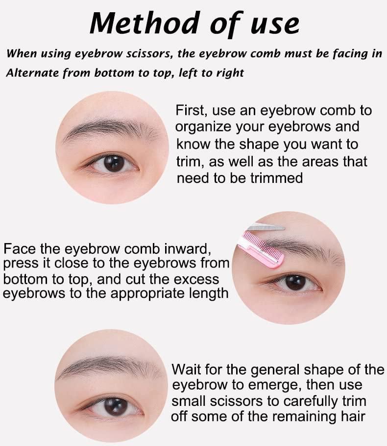 Precision Brow Grooming Scissor Comb ✨✂️
