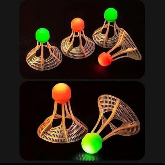 GlowFly LED Shuttlecock Duo 🏸✨pack of 2