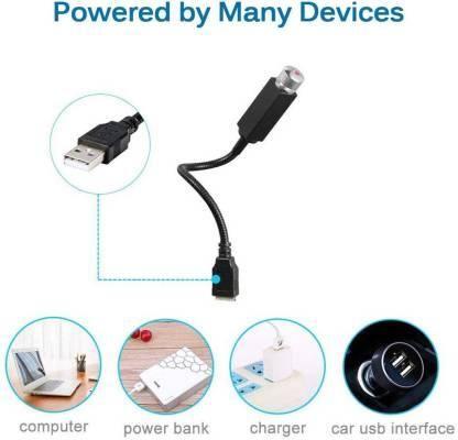 Star Lamp USB Car Light (Red) ⭐🚗