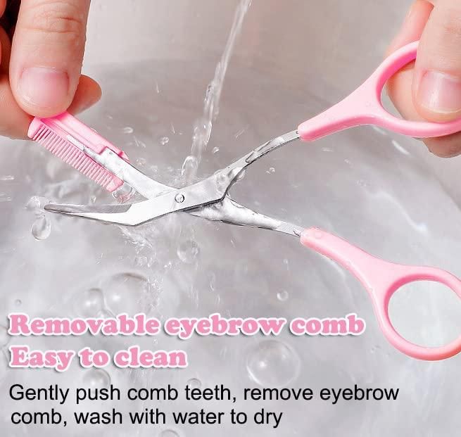 Precision Brow Grooming Scissor Comb ✨✂️